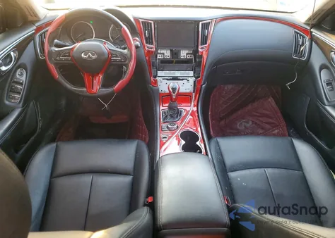 2018 Infiniti Q50 Luxe z USA, uszkodzony, nr VIN JN1EV7AR4JM610462